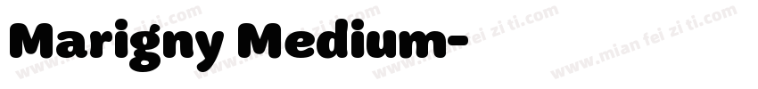 Marigny Medium字体转换